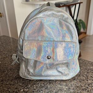 Holographic Mini Backpack